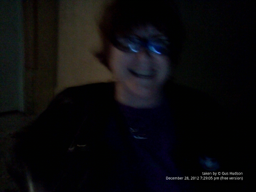 My annoying brother Gus who takes pictures all the time.. Auld Lang Syne!!!