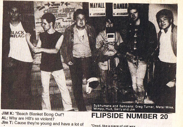 Tape recorder #1 shit worker at Flipside Fanzine