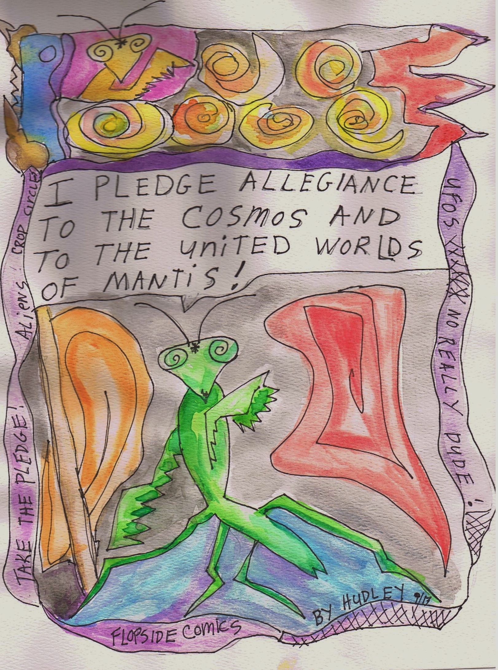 The Mantis Pledge at dusk 2013