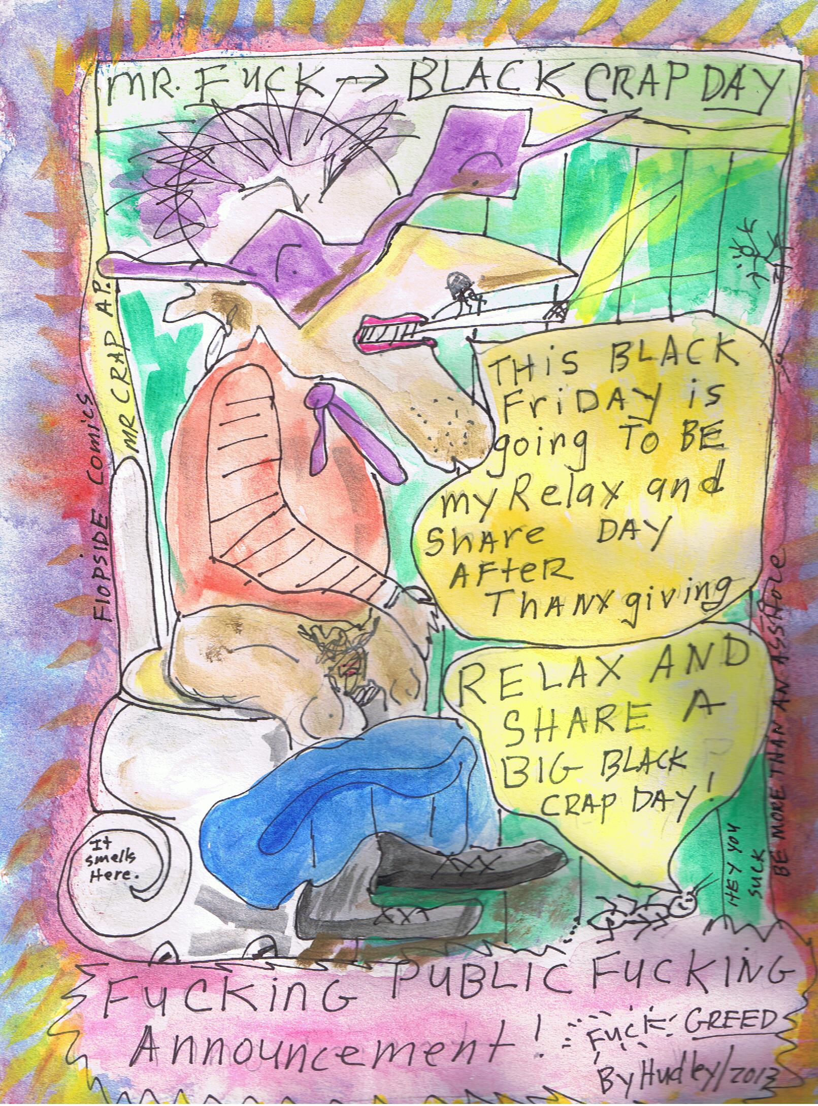 Humor “warms the cockles of your heart"... Black Friday..