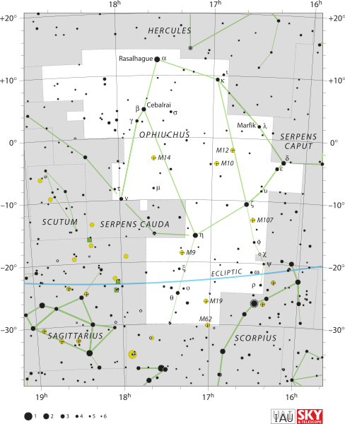 Ophiuchus and Luna