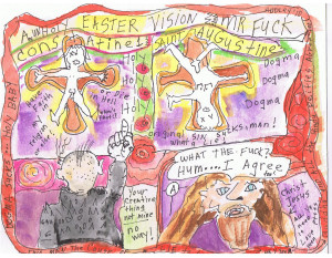 Flopside Comics : Sickholy Friday Easter flashback