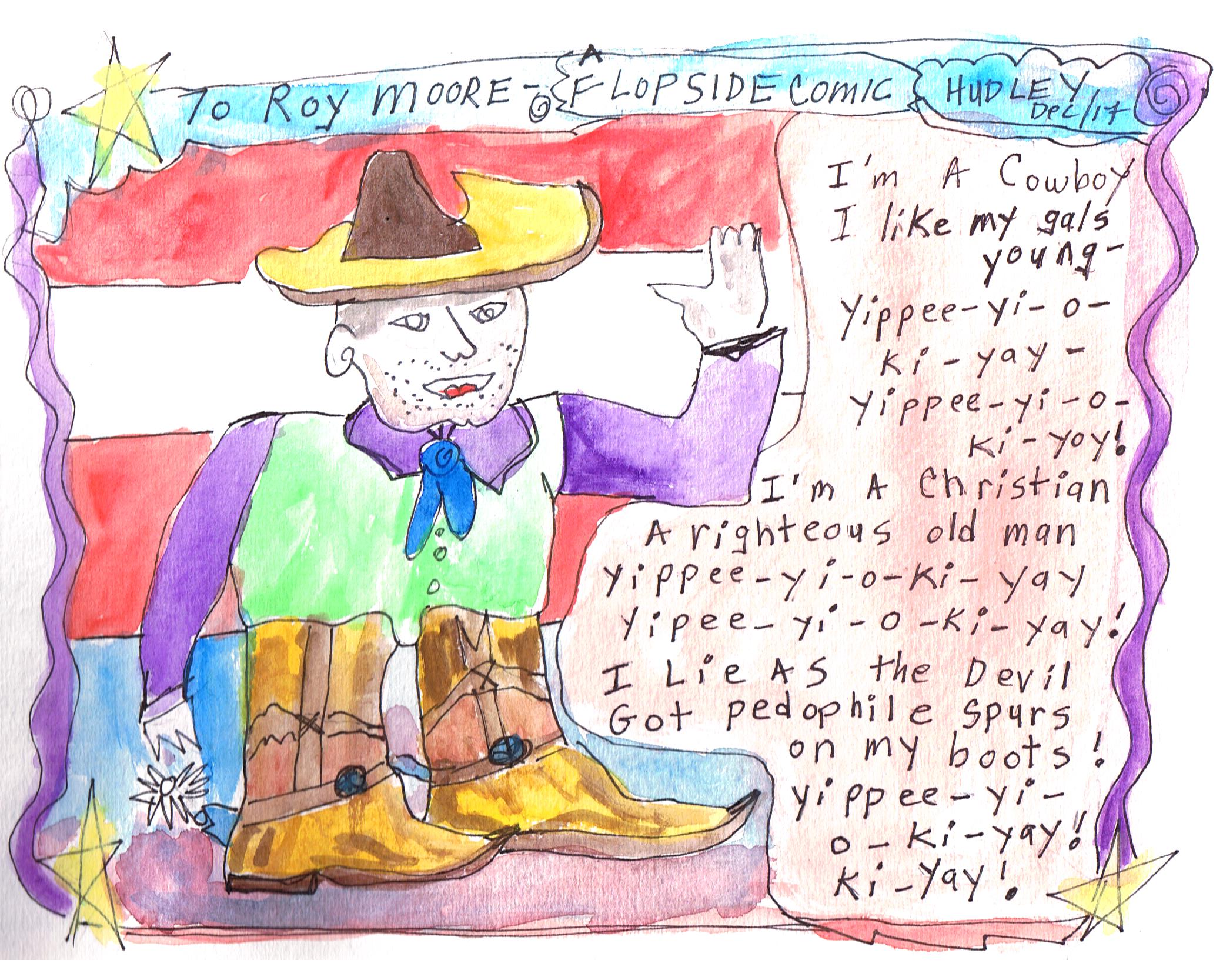 Roy...Yippee-yi-o-ki-yay !A Daily Fuck Gazette... number stupid special loser...