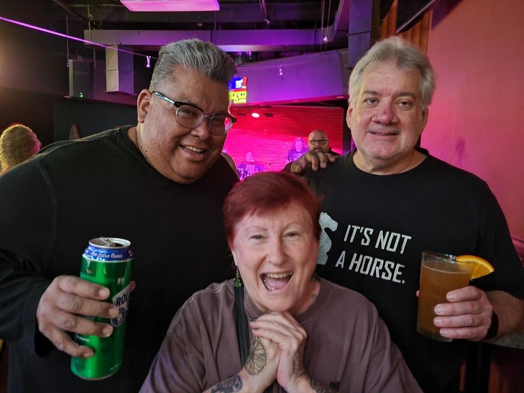 A night out on the town before a California hurricane !